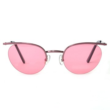 Romeo Gigli 義大利 質感金屬個性太陽眼鏡 / 粉 RG222S-4M1