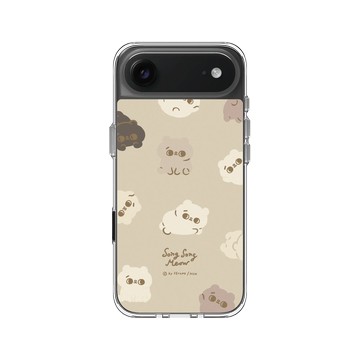iPhone Air Clear Case（相機按鈕） 透明 - 爽爽貓 Song Song Meow by SECOND - 爽爽棕
