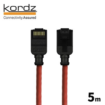 【Kordz】PRO CAT6 28AWG極細高速網路線 / 紅色5米