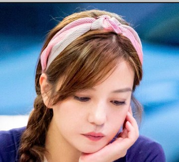 日格子打箍卡甜美淑女可超仙萌網箍女