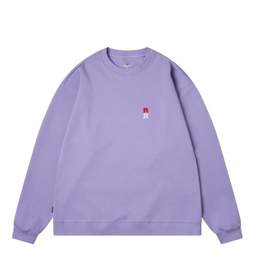 POP-ART LOGO CREWNECK PURPLE