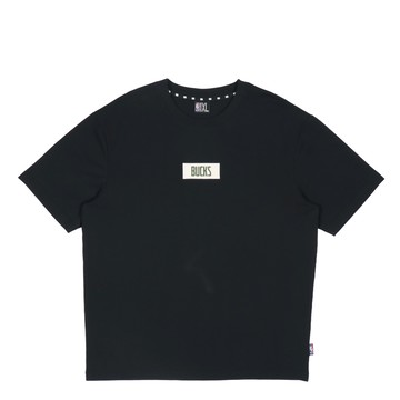 NBA 落肩 BOX刺繡 短袖上衣 公鹿隊