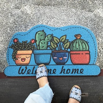 AFAMIC 艾法 綠植系刮泥玄關腳踏墊  60 x 40cm  05  1個