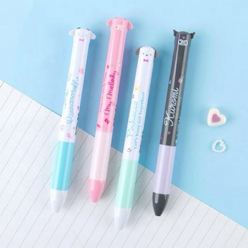 （現貨）韓國三麗鷗｜2色原子筆 0.5mm 紅色 黑色/庫洛米/美樂蒂/大耳狗/帕恰狗/ Sanrio