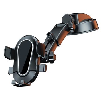 新款車載支架多功能伸縮桿大吸盤360度旋轉底座一鍵緊鎖卡扣支架