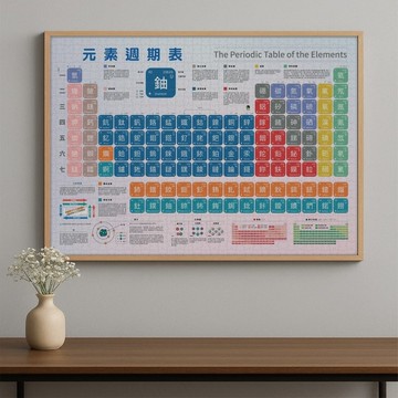中文化學元素表拼圖