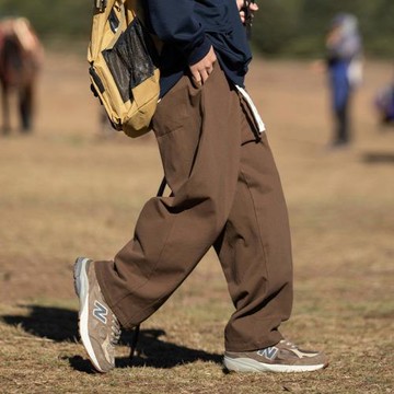春秋季阿美咔嘰工裝褲男日系cityboy褲子山系廓形oversize直筒褲