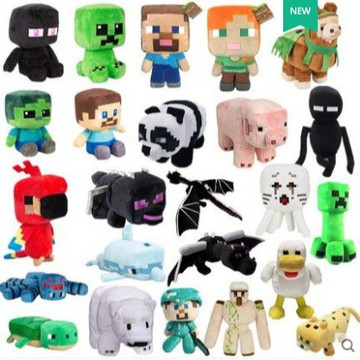 【台灣出貨+免運】Minecraft MC 麥塊 苦力怕毛絨玩具 經典遊戲周邊玩偶 可愛柔軟擺飾禮物 遊戲玩偶 毛絨玩具