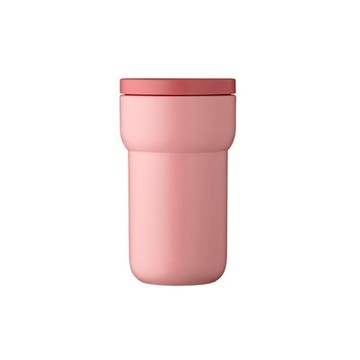 MEPAL 醇香輕巧杯  雙層PP材質 保溫30分鐘  100%防漏設計 食品安全認證  北歐粉  275ml  1個