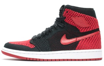 JORDAN 1 RETRO HIGH FLYKNIT BRED