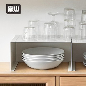 日本霜山 北歐風桌上型ㄇ型置物/分層收納架