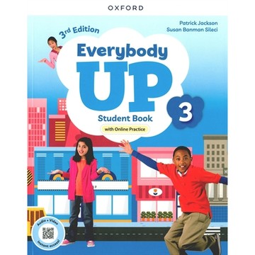 <麗文校園購>Everybody Up 3rd Edition Student Book 3 (with QR Code and Online Practice) 9780194161749