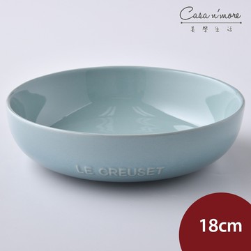 Le Creuset 花蕾系列深盤 餐盤 圓盤 18cm 海洋之花  [美學生活]