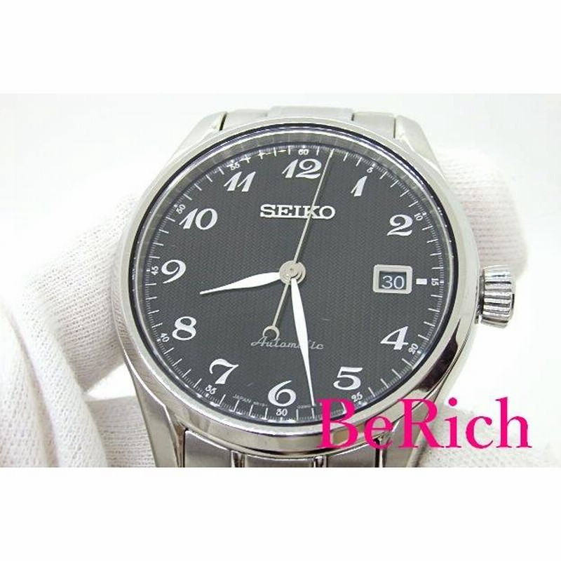 SEIKO 6R15-03P0 Black Case Size 6 ×4.4cm Band Size 14.2cm