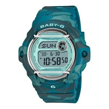 CASIO卡西歐 BABY-G 風靡街頭 Y2K 鮮豔奪目 藍綠色 BG-169CM-2_42.6mm