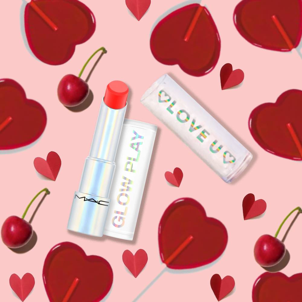 【MAC】💗LOVE U💗限量訂製LOVE U果凍潤唇膏組THAT TICKLES 熱賣無花果水潤紅棕色 果凍潤唇膏 生日禮物