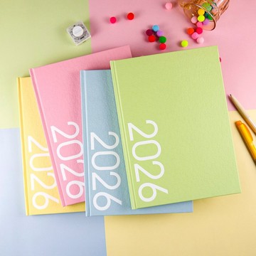 【conifer綠的事務】2026年16K玩色精裝直式週誌