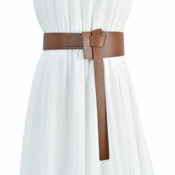 寬腰帶女士大衣腰封外搭簡約百搭束腰綁帶黑色配毛衣連衣裙裝飾帶