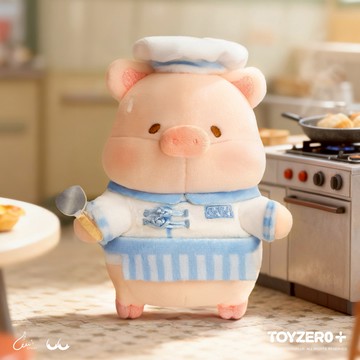 【Toyzeroplus】罐頭豬LuLu Lu家小館 - 大師級中廚Lu毛絨掛件