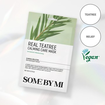 SOME BY MI Real Tea Tree Calming Care Mask Sheet 1P