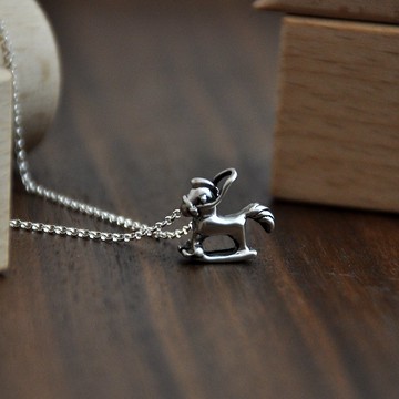 童心 小木馬 925銀