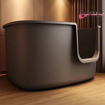 【台灣現貨】巨無霸砂盆號防外濺廁所70cm加高屎盆緬因幼巨型沙盆