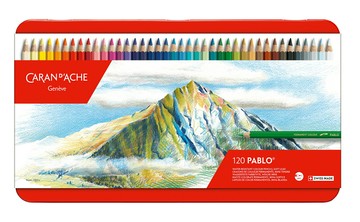 瑞士Caran d Ache卡達 專家級PABLO油性120色彩色鉛筆*666.420【APP滿額下單10%點數(單一帳號最高5000點)】1/31止