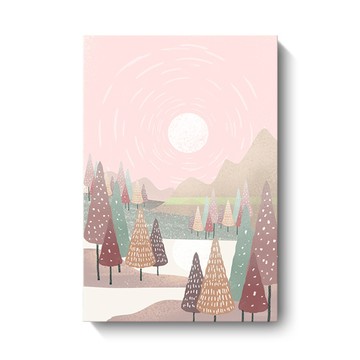 童話森林無框掛畫