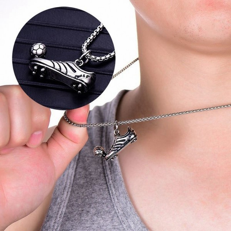 ネックレス ペンダント 首飾り メンズ 男性 アクセサリー ファッション小物 シルバー チェーン かっこいい サッカー好き おしゃれ サッカーボール 通販 Lineポイント最大0 5 Get Lineショッピング