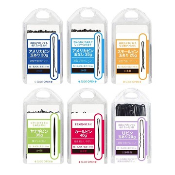 【STU】日本進口 髮夾 小黑夾 美式髮夾 小髮夾 柳髮夾 捲髮夾 U型夾 波浪 小黑髮夾 一字夾 頭髮整潔 簡單好看