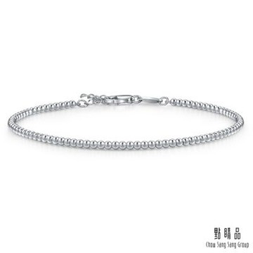 點睛品 微光點點 鉑金手鍊_計價鉑金(19公分) 【網路獨家款】