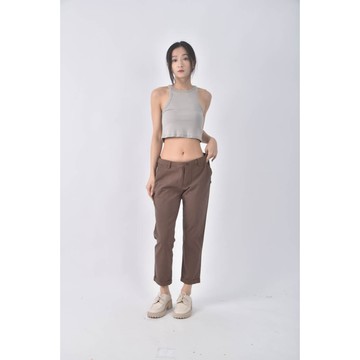 (XL) bluedeer寬鬆棕色長褲二手衣