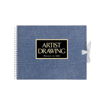 Maruman 藝術家素描本 藍色 S50A-02日本製 螺旋線圈 141 x 185mm 20頁  F0  1本