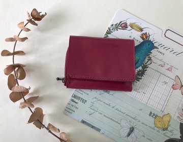 優雅多夾層質感拉鍊短夾