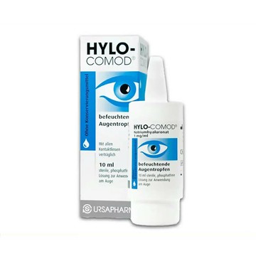 【??原廠正貨】德國進口-德爾薩 明沛 潤濕液- 隱形眼鏡可用 (10ml)(HYLO-COMOD)