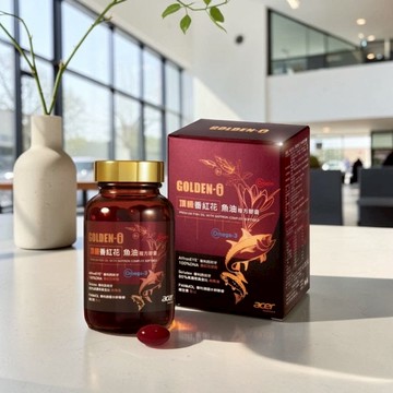 GOLDEN-i 頂級番紅花魚油複方膠囊(60顆/瓶)