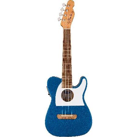 Fender, 4-String Ukulele, Right, Lake Placid Blue (0970513502)