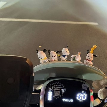 綠安禾🚚 帕恰狗電動車裝飾品電瓶摩托車小配件可愛卡通汽車中控臺車載擺件
