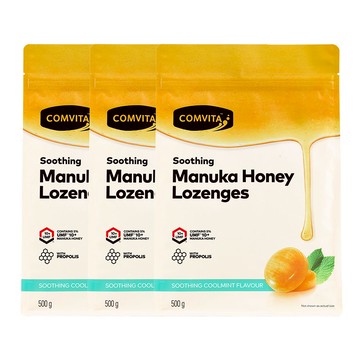 蜂膠麥蘆卡蜂蜜潤喉糖(薄荷) 500g 買2送1