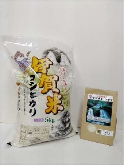 令和5年産伊賀米コシヒカリ（白米5Kg＋特別栽培米1Kg）