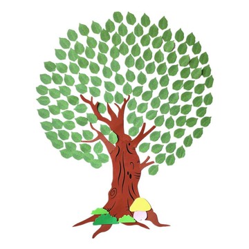【臺灣-出貨】心願許願樹寫願望愛心牆教室佈置牆貼大樹鼓勵幼兒園裝飾閱讀樹06Pt