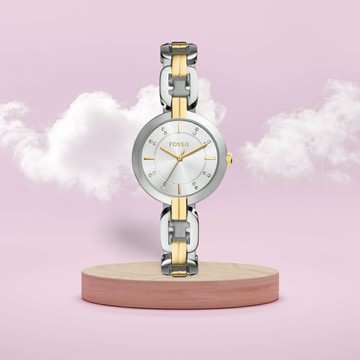 送禮首選★FOSSIL 精品質感手鍊腕錶BQ5000【美國時尚品牌】  附提袋【全館滿額折價★FOSSIL全系列包夾送美妝蛋】