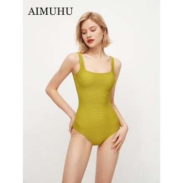 新款爆款連體專業泳衣游泳衣女泡溫泉聚攏遮肚保守學生比基尼