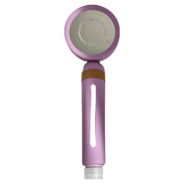 AQUADUO 韓國淨水蓮蓬頭 PLA濾心 + ACF濾心 大面板大流量 節省用水  紫色  1組