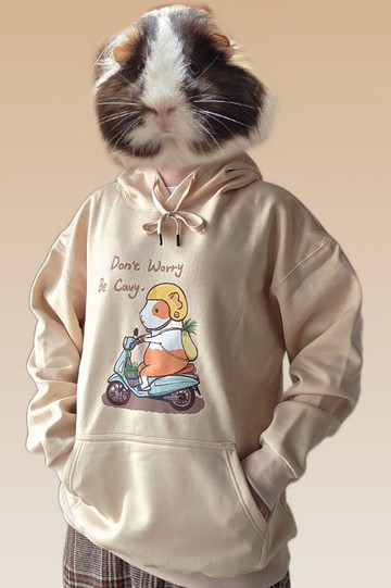 天竺鼠刷毛帽踢 預購12月30號出貨