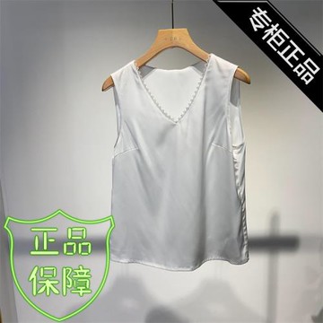 小掌柜家A168 夏裝新款時尚韓版無袖背心品質女裝緞面2023小衫