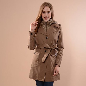 FOX FRIEND 英倫情人 二件式長版機能外套組(N3)_網