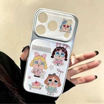 哭娃女孩適用蘋果17AIR/16PROMAX手機殼15PLUS大視窗14iPhone13套