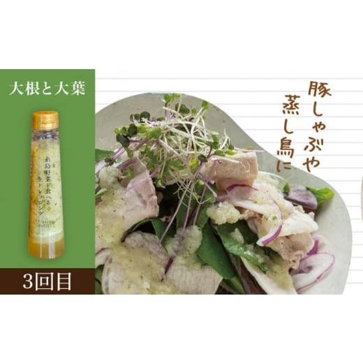 ふるさと納税 福岡県 糸島市 糸島野菜を食べる生ドレッシング 1本 × 3種 お試し 定期便 （ 人参 ／ 玉葱 ／ 大根と大葉…