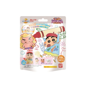 日本BANDAI-電影版蠟筆小新入浴球(激戰！塗鴉王國和四位勇士)-4入(附可愛公仔/聖誕禮物/交換禮物)
